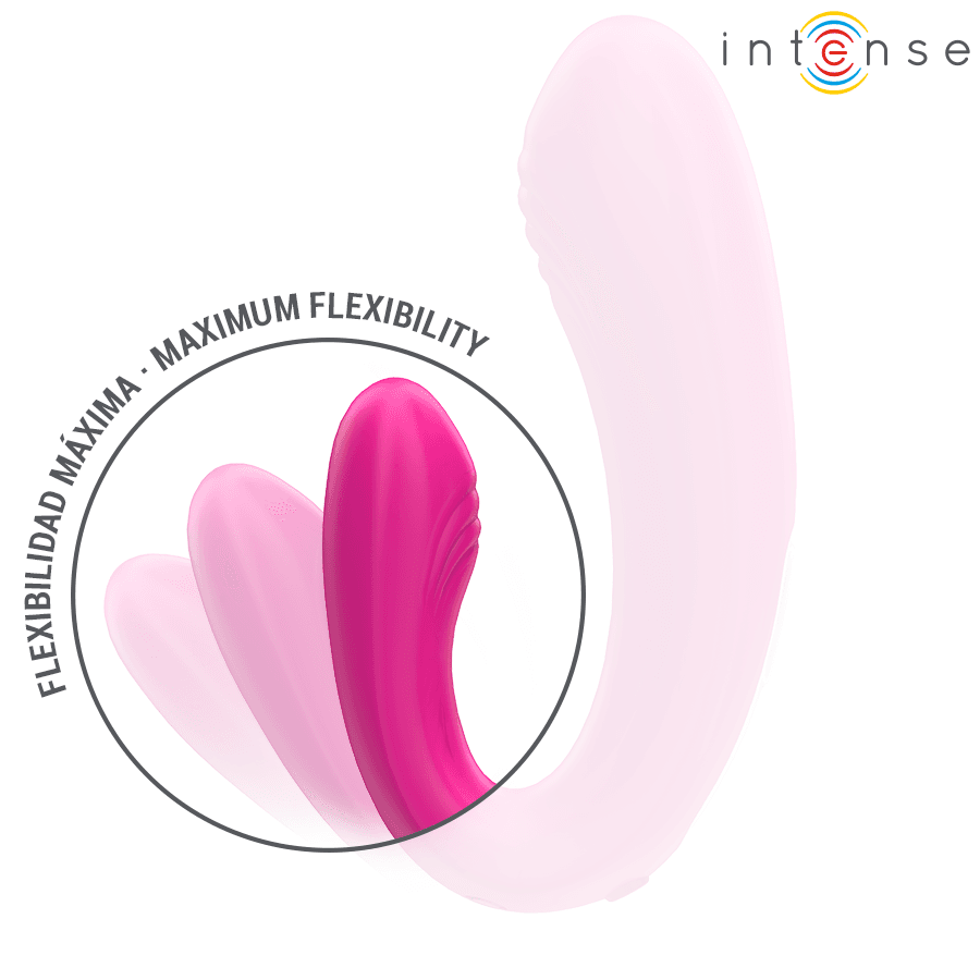 INTENSE - JANET DUAL U-SHAPED STIMULATOR AND VIBRATOR WITH REMOTE CONTROL PINK thumb 6