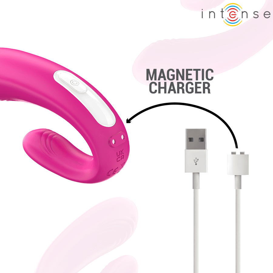 INTENSE - JANET DUAL U-SHAPED STIMULATOR AND VIBRATOR WITH REMOTE CONTROL PINK thumb 8