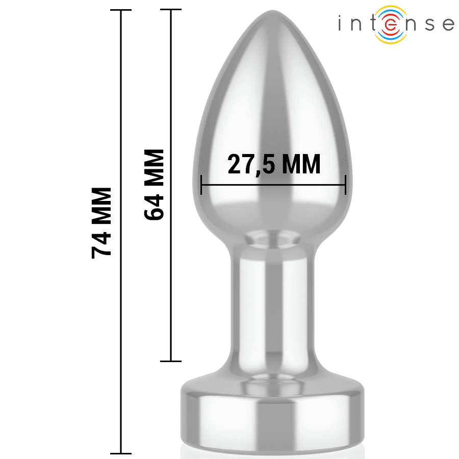 INTENSE - ANAL PLUG 10 VIBRATIONS METAL WITH REMOTE CONTROL S thumb 5