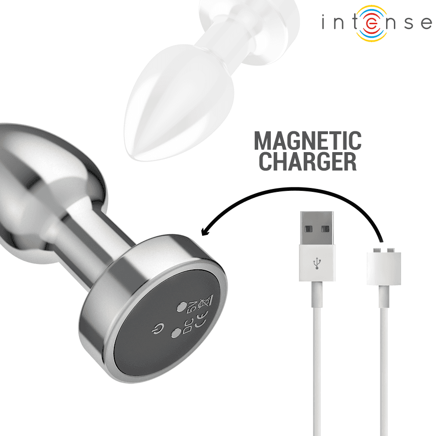 INTENSE - ANAL PLUG 10 VIBRATIONS METAL WITH REMOTE CONTROL S thumb 7