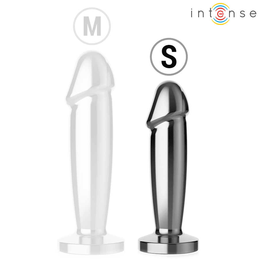 INTENSE - ANAL PLUG 10 VIBRATIONS METAL DILDO WITH REMOTE CONTROL S thumb 6