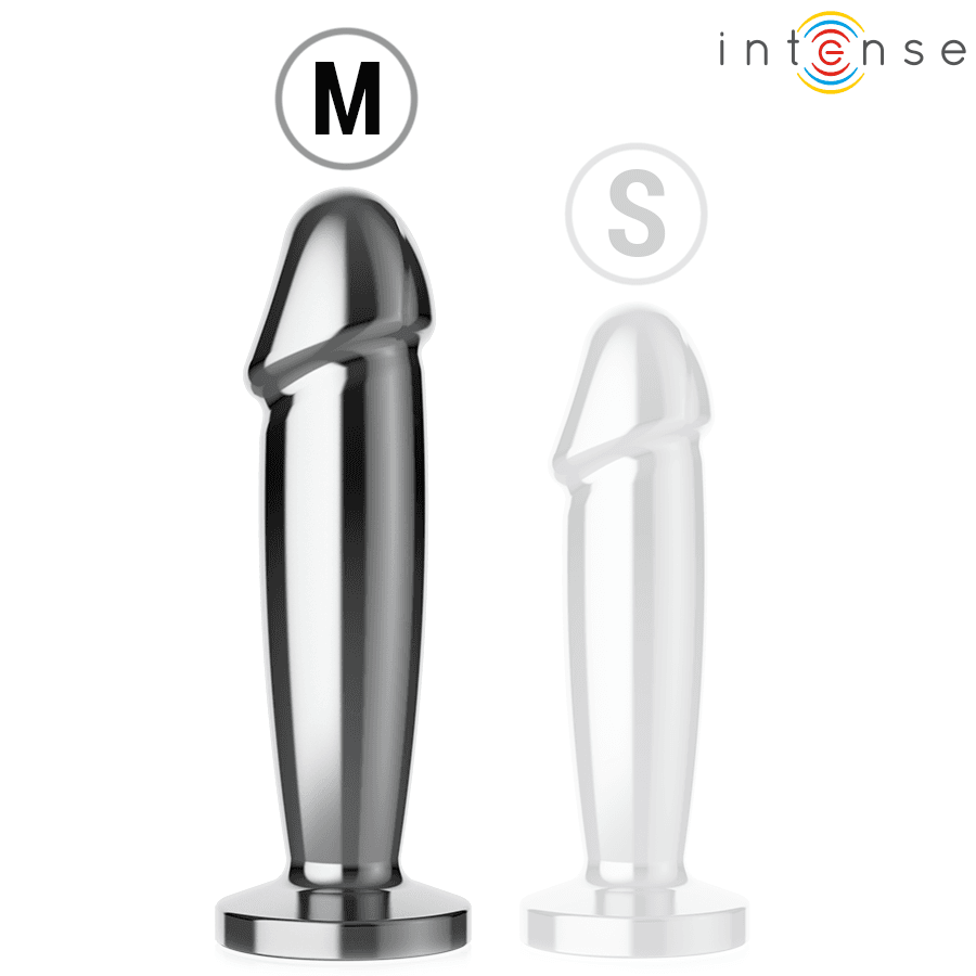 INTENSE - ANAL PLUG 10 VIBRATIONS METAL DILDO WITH REMOTE CONTROL M thumb 6