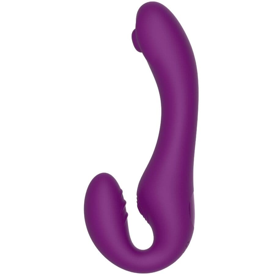 XOCOON - 2 IN 1 STRAPLESS STRAP-ON VIBRATOR WITH REMOTE CONTROL PURPLE thumb 5