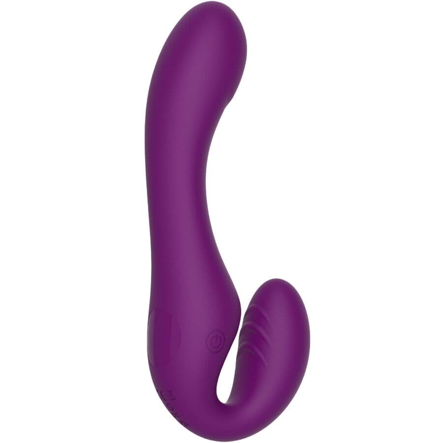 XOCOON - 2 IN 1 STRAPLESS STRAP-ON VIBRATOR WITH REMOTE CONTROL PURPLE thumb 11
