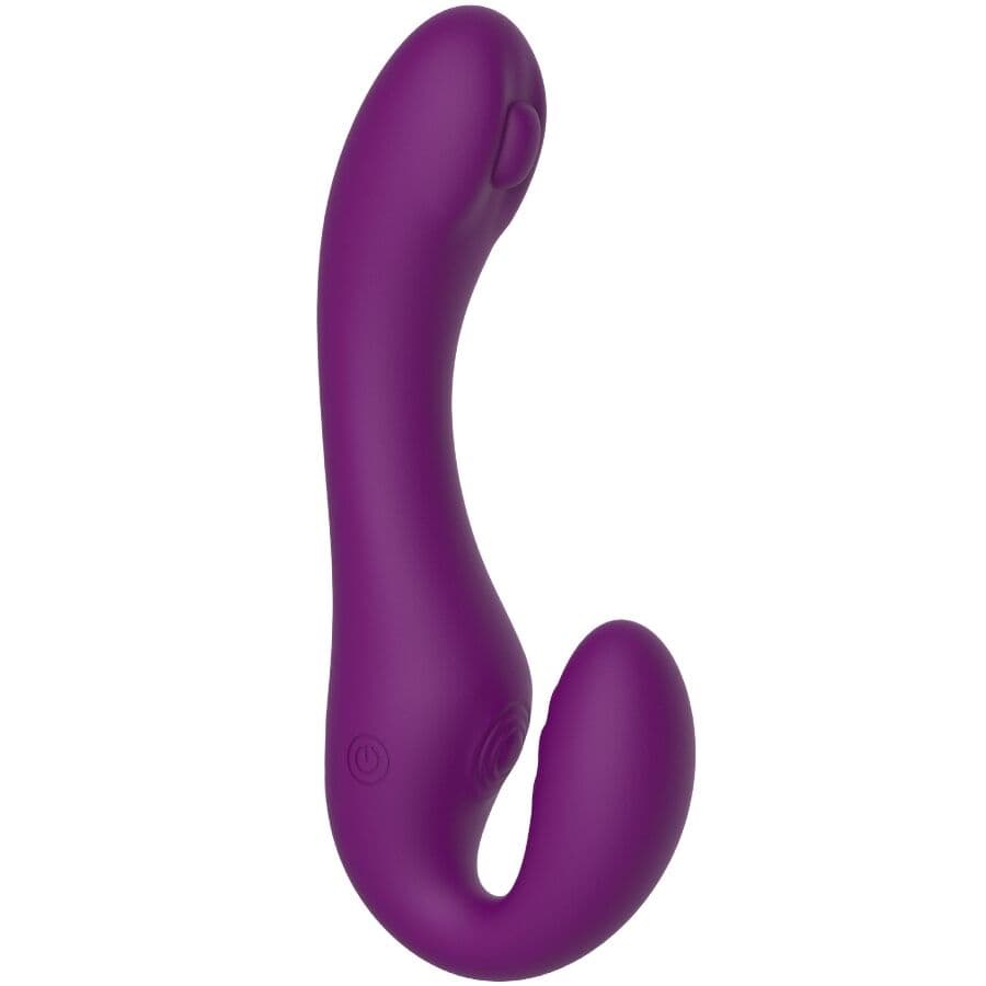 XOCOON - 2 IN 1 STRAPLESS STRAP-ON VIBRATOR WITH REMOTE CONTROL PURPLE thumb 12