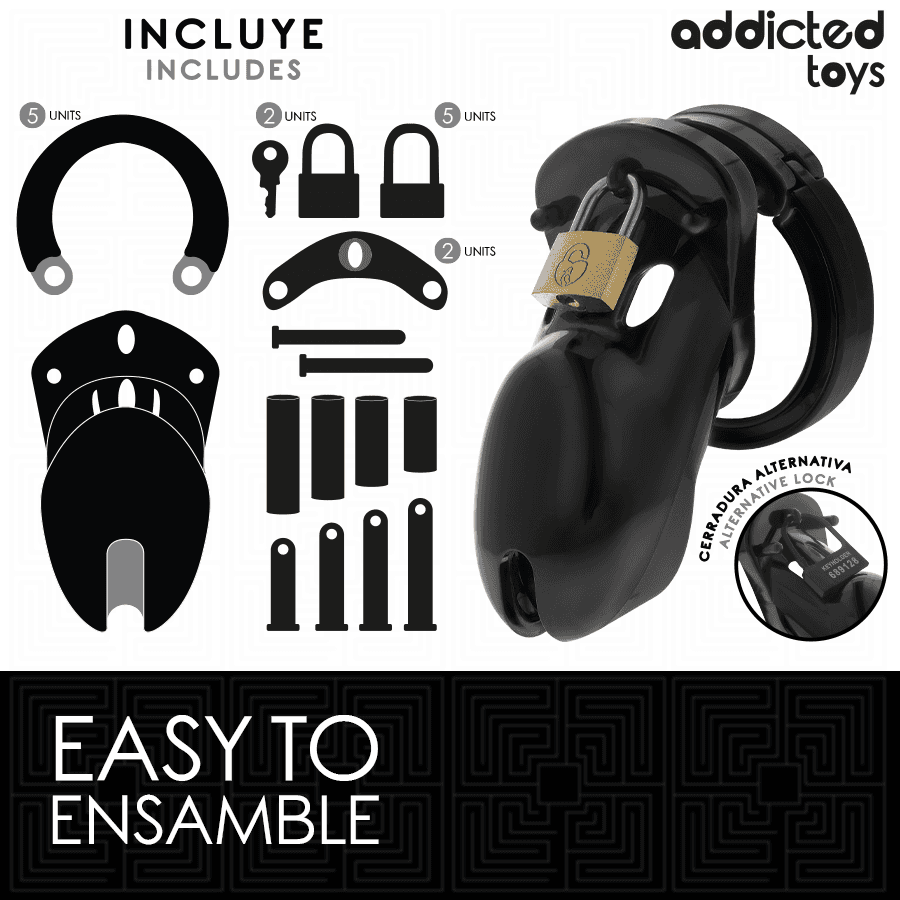 ADDICTED TOYS LOCKED - FORBIDDEN VAULT PENIS CAGE 10 CM thumb 4