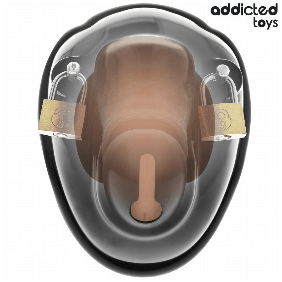 ADDICTED TOYS LOCKED - KEYLESS RESTRAINT PENIS CAGE 11.5 CM thumb 3