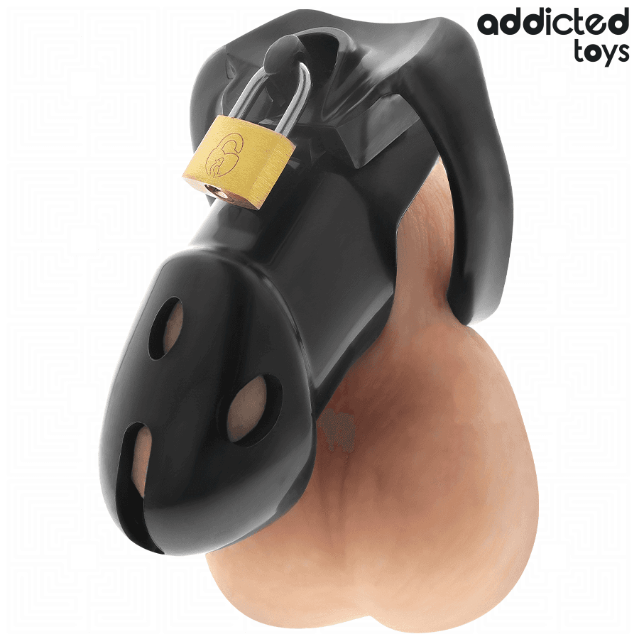 ADDICTED TOYS LOCKED - UNBROKEN DEN PENIS CAGE 9.8 CM thumb 3