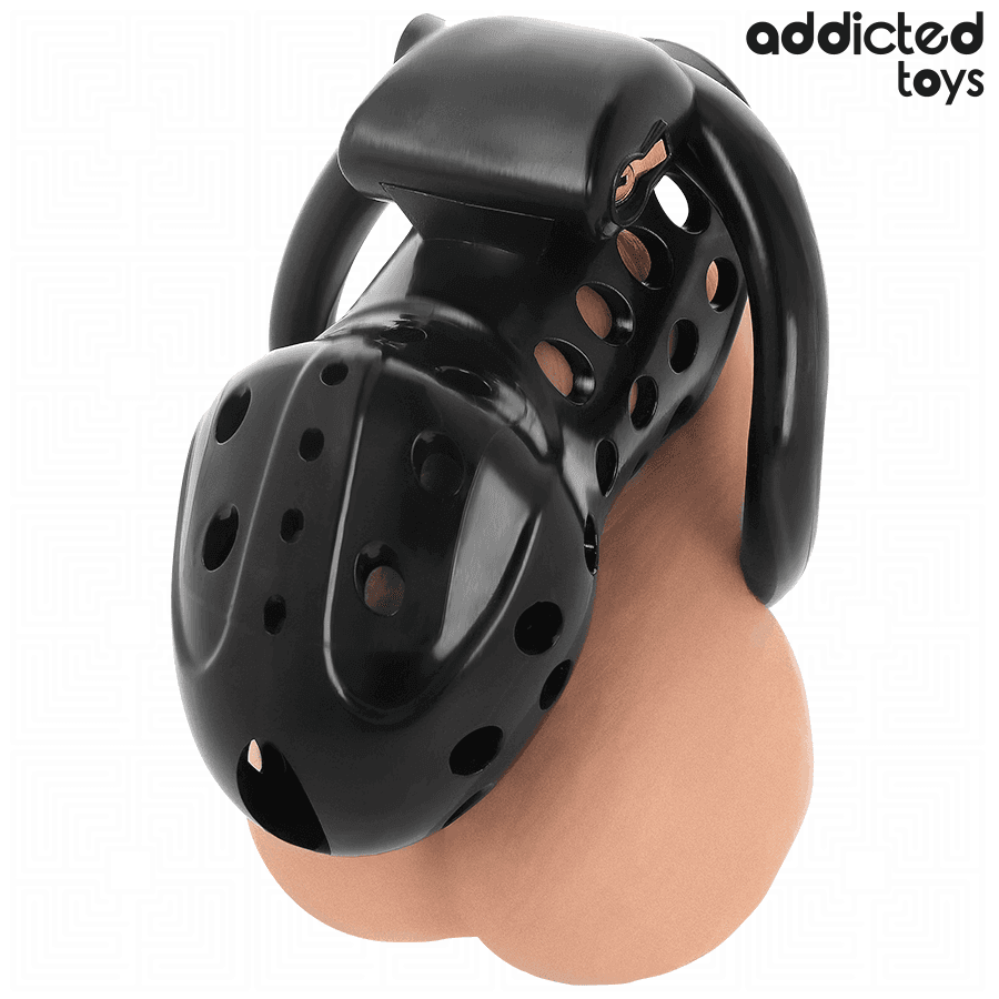 ADDICTED TOYS LOCKED - CHAINED HOLLOW PENIS CAGE 10.5 CM thumb 3