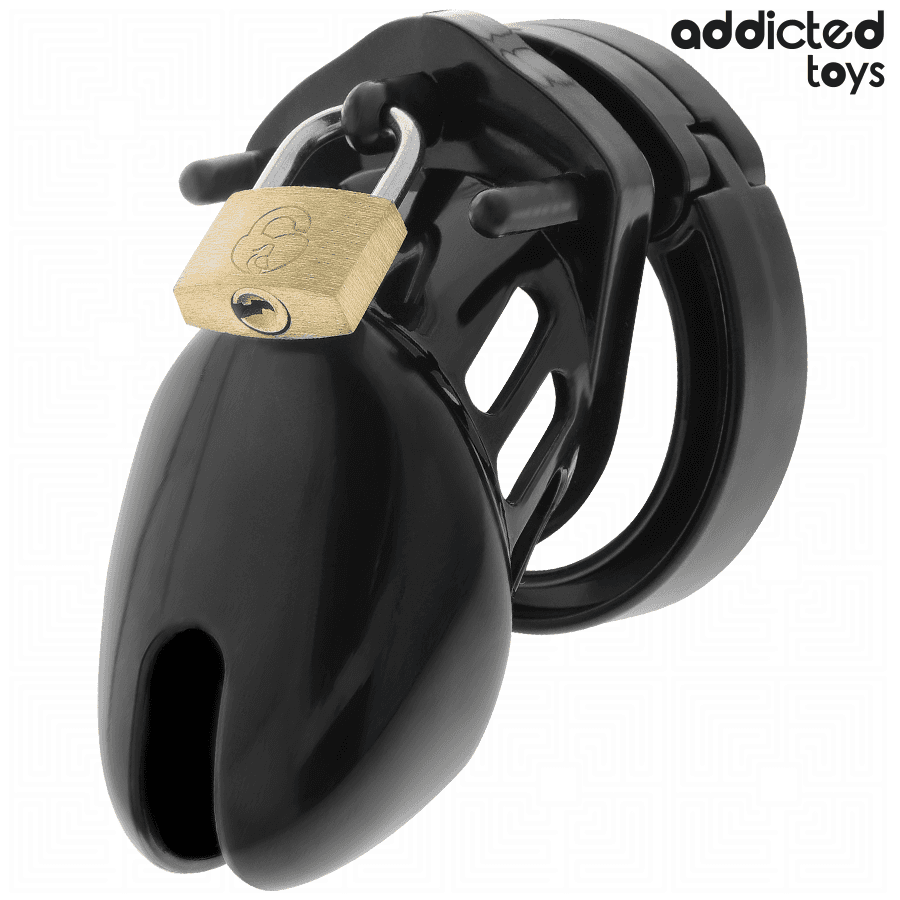 ADDICTED TOYS LOCKED - OBSIDIAN HOLD PENIS CAGE SIZE S thumb 2