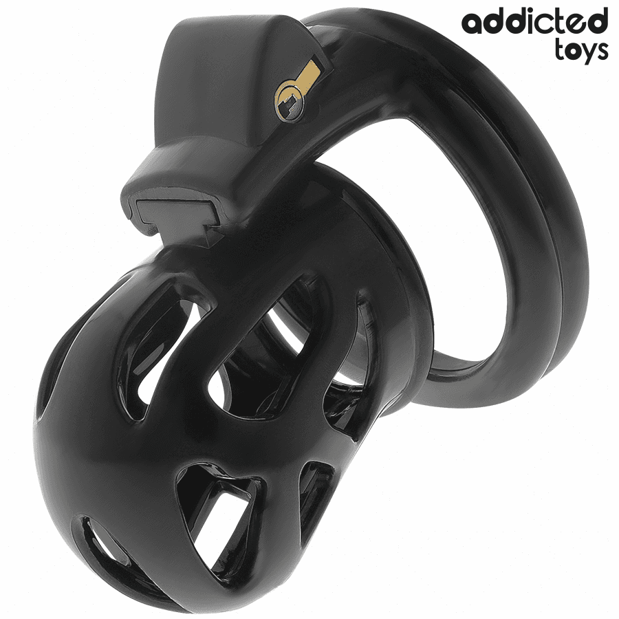 ADDICTED TOYS LOCKED - SILENT KEEP PENIS CAGE 7.5 CM thumb 2