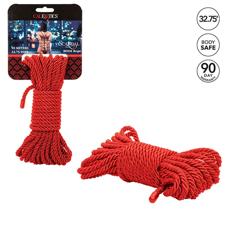CALEXOTICS - SCANDAL RED BDSM ROPE 10 M thumb 3