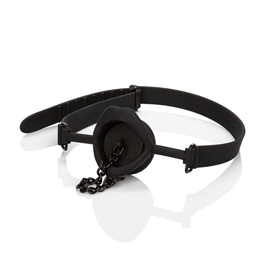 CALEXOTICS - SCANDAL GAG WITH BLACK SILICONE PLUG thumb 2