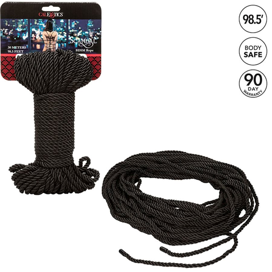 CALEXOTICS - SCANDAL BLACK BDSM ROPE 30 M thumb 3