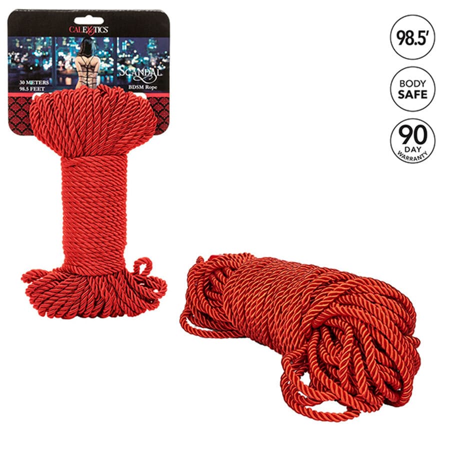 CALEXOTICS - SCANDAL RED BDSM ROPE 30 M thumb 3