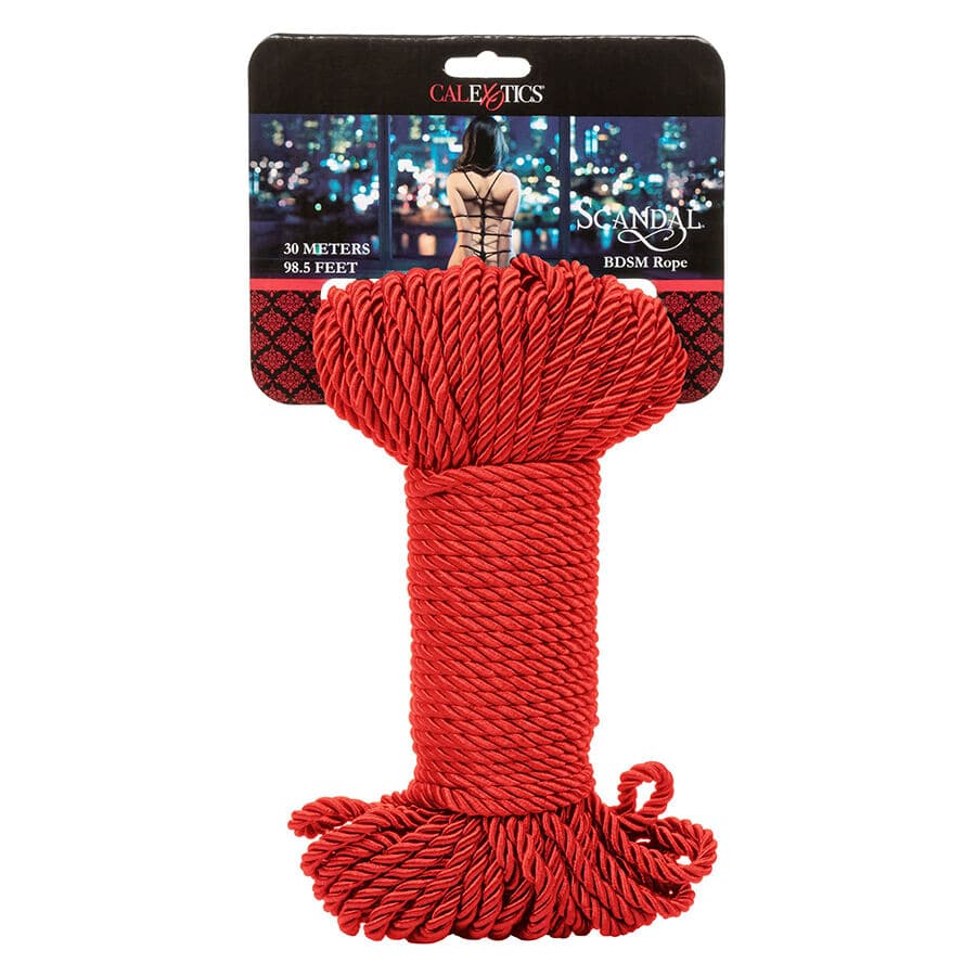 CALEXOTICS - SCANDAL RED BDSM ROPE 30 M thumb 2