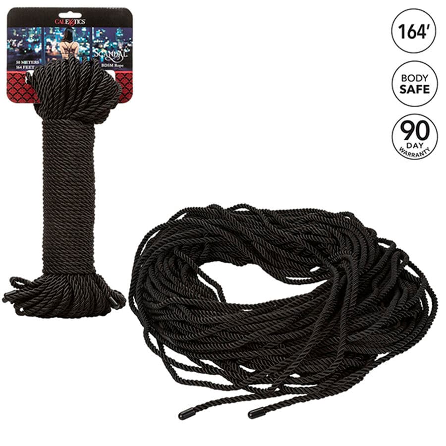 CALEXOTICS - SCANDAL BLACK BDSM ROPE 50 M thumb 3