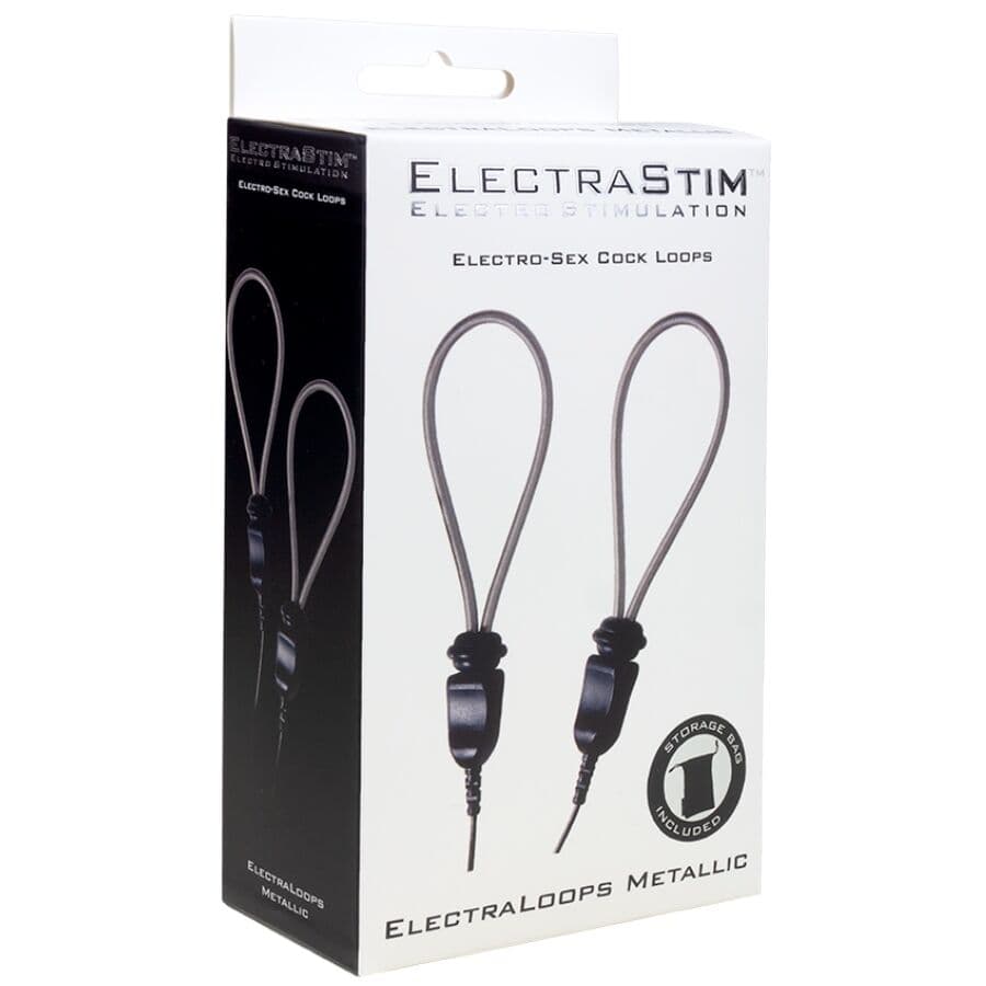ELECTRASTIM - ELECTRALOOPS E-STIM ADJUSTABLE METAL PENIS RINGS thumb 2