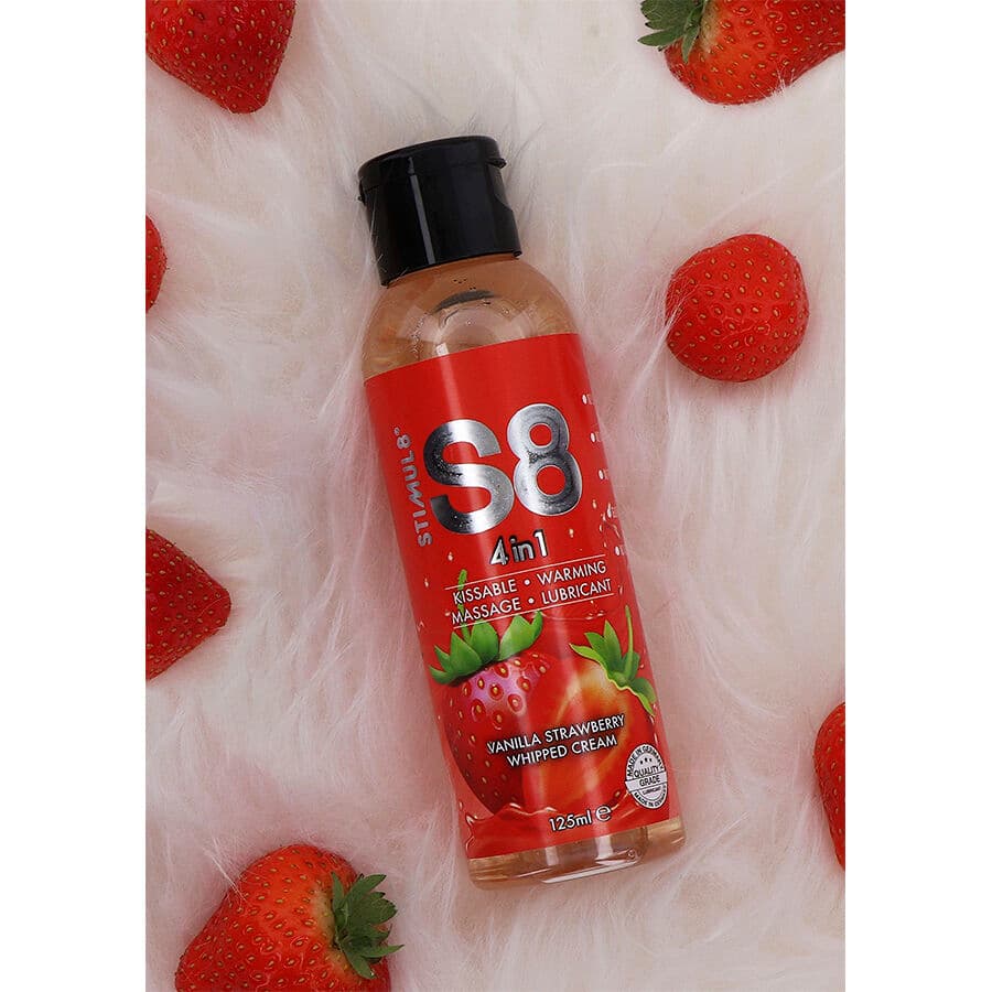 STIMUL8 - S8 4 IN 1 STRAWBERRY DESSERT LUBRICANT 125 ML thumb 2