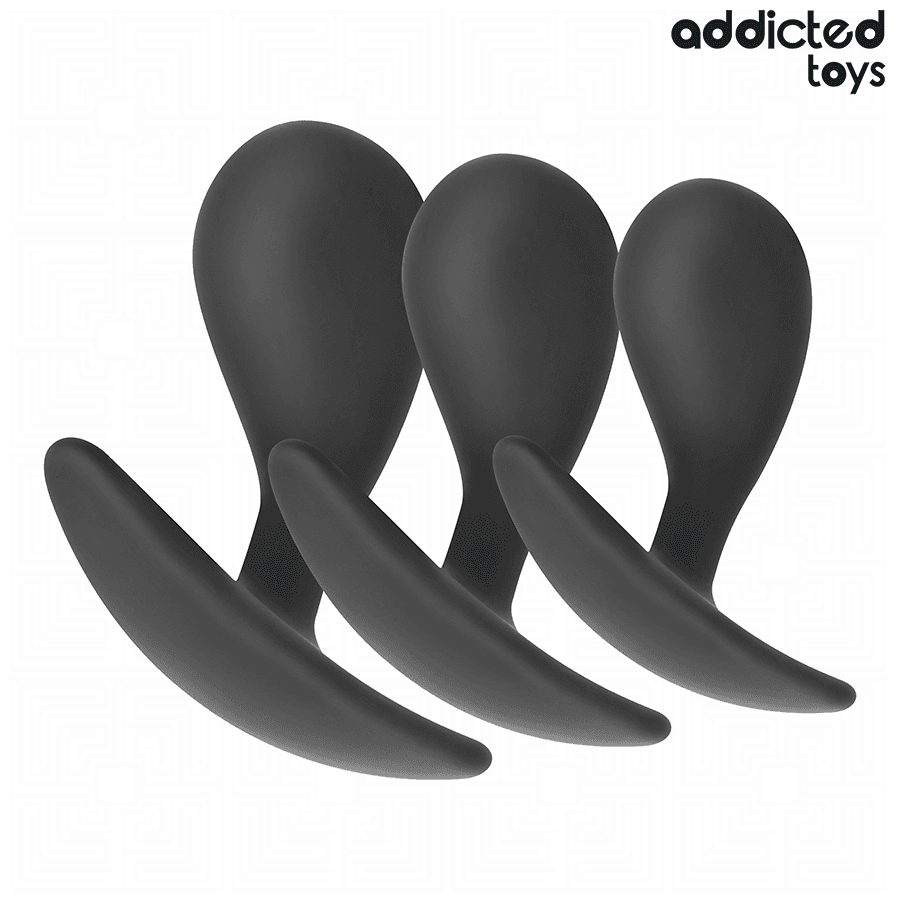 ADDICTED TOYS - SET OF 3 ANAL PLUG SILICONE MODEL 3 thumb 2