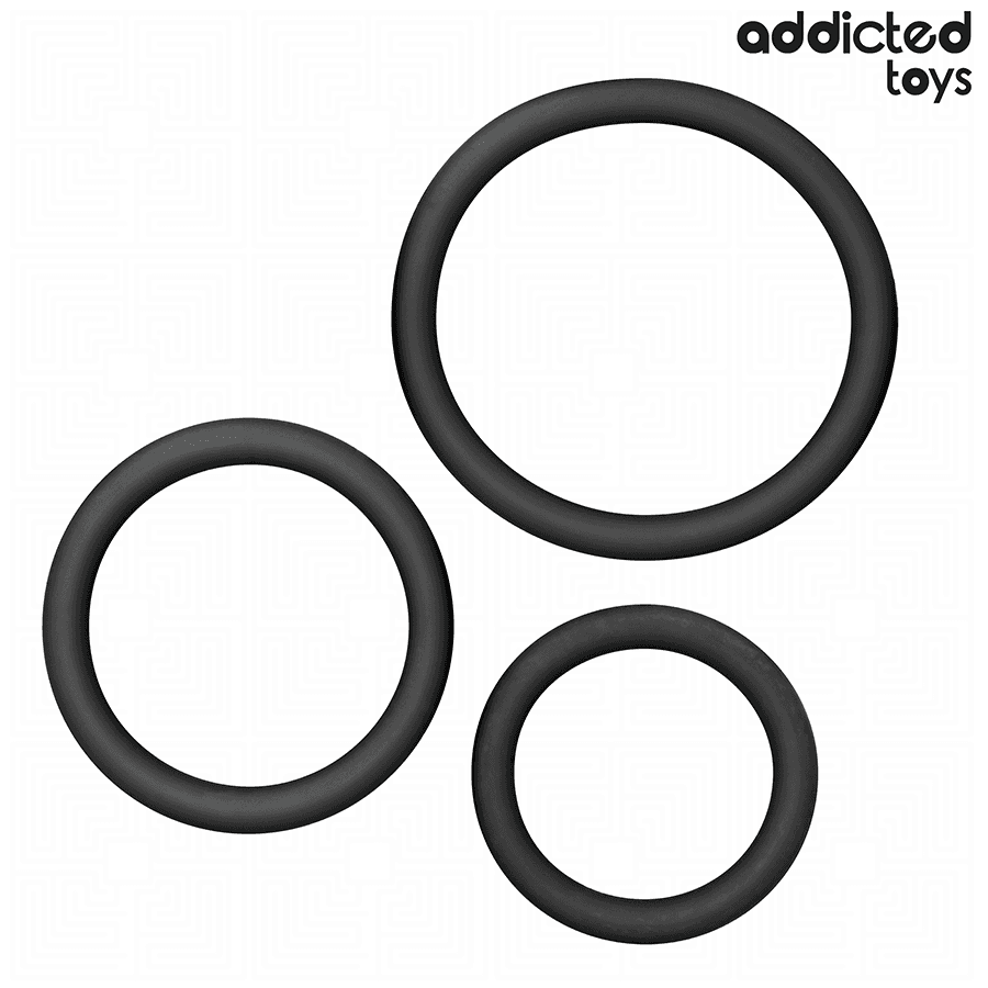 ADDICTED TOYS - SET OF SILICONE RINGS MODEL 2 thumb 5