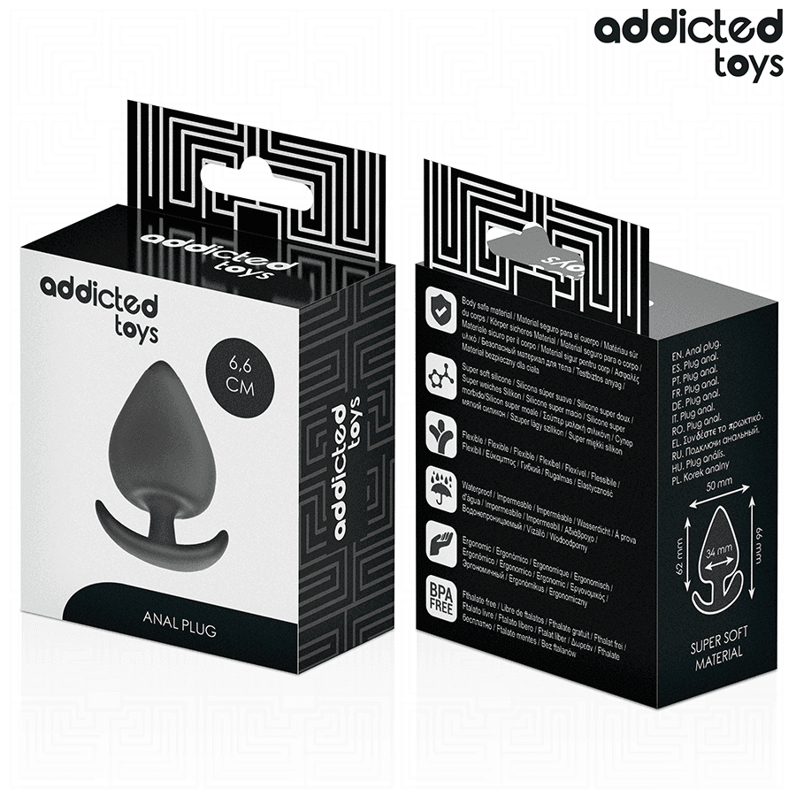 ADDICTED TOYS - ANAL PLUG SILICONE SIZE M 6.6 CM thumb 7