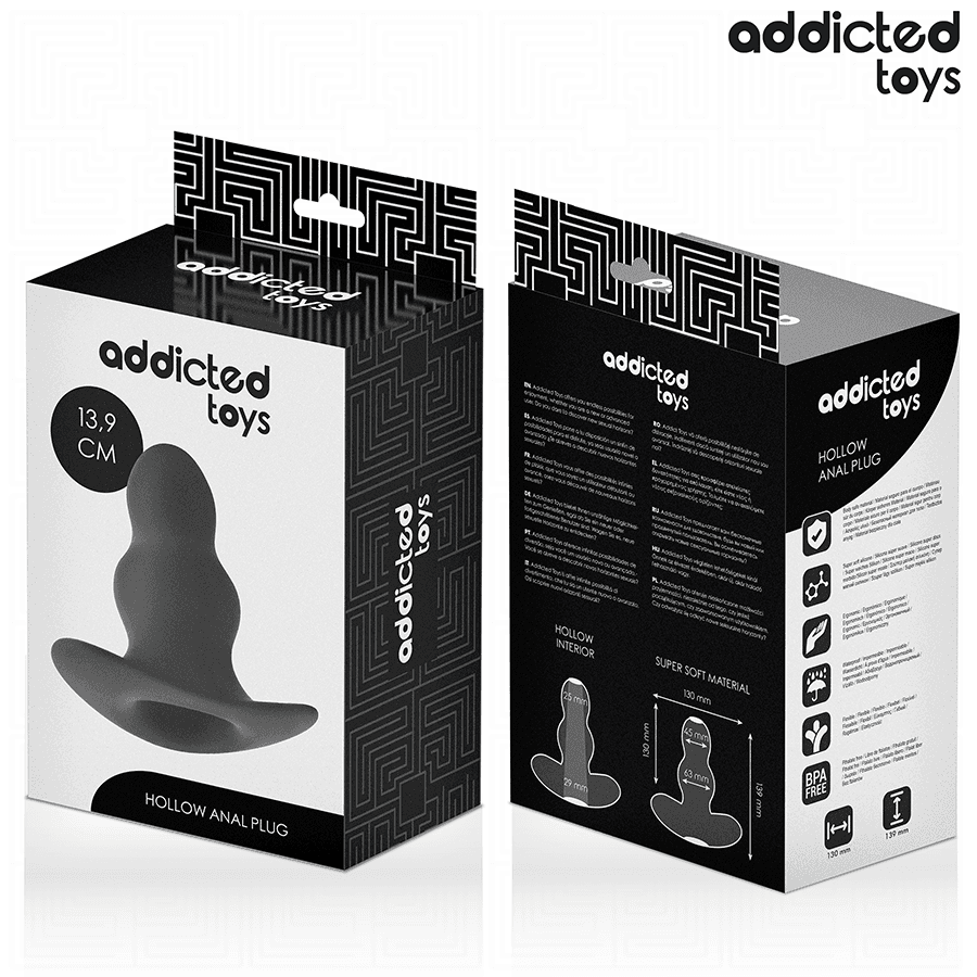 ADDICTED TOYS - HOLLOW ANAL PLUG SILICONE SIZE XL 13.9 CM thumb 7