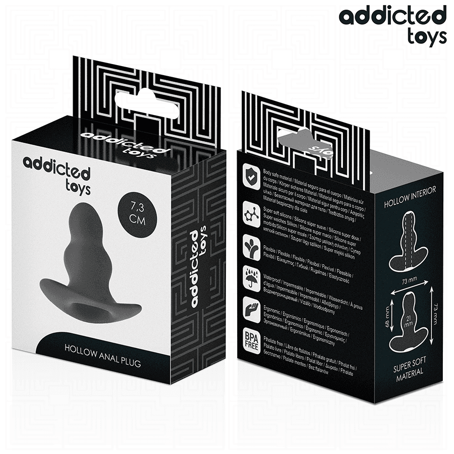 ADDICTED TOYS - HOLLOW ANAL PLUG SILICONE SIZE S 7.3 CM thumb 7