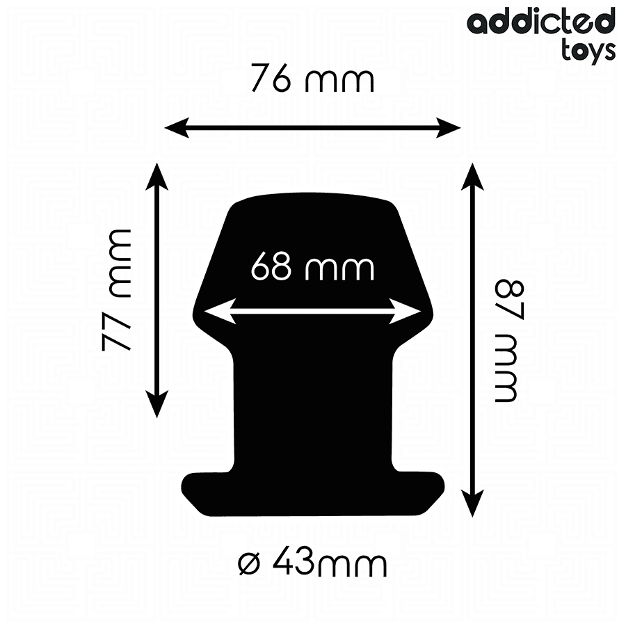 ADDICTED TOYS - EXTREME HOLLOW ANAL PLUG SILICONE SIZE M 8.7 CM thumb 4