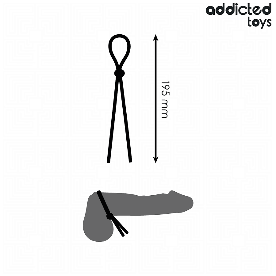ADDICTED TOYS - SILICONE ROPE FOR THE SINGLE LOOP PENIS thumb 4
