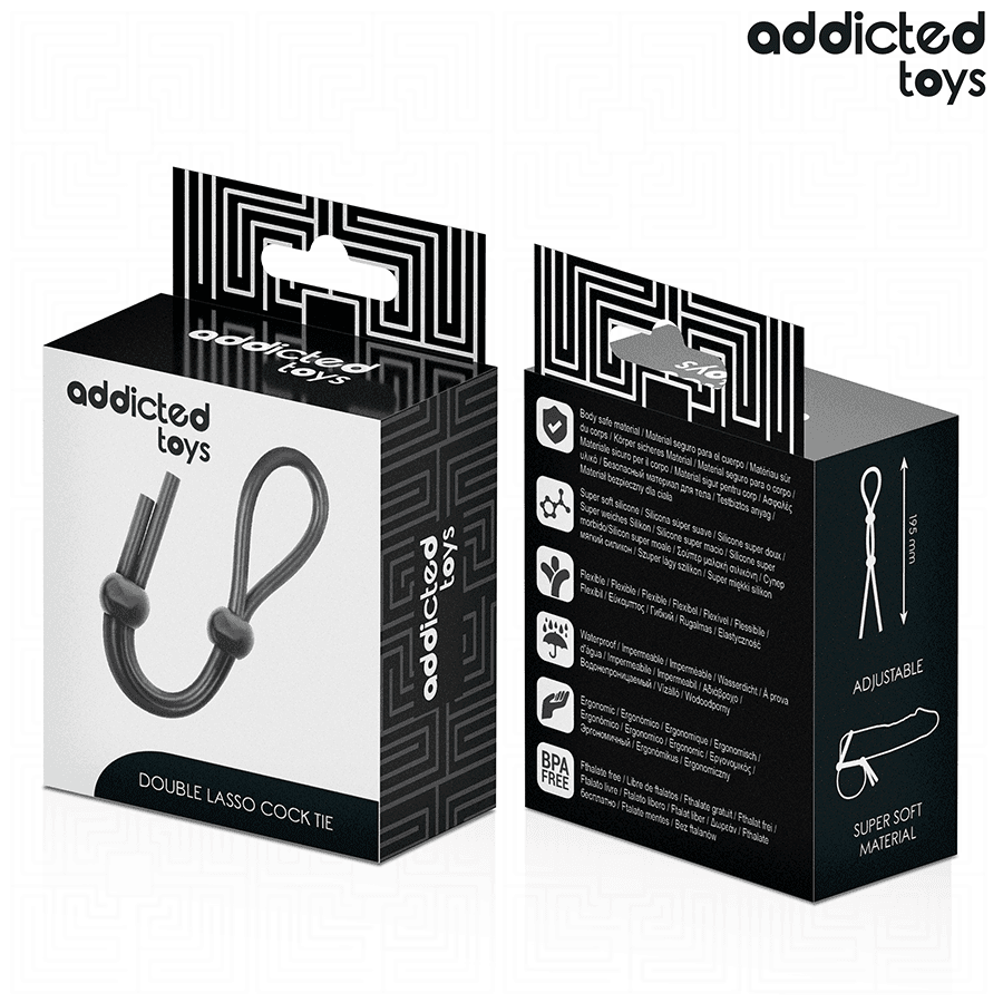 ADDICTED TOYS - SILICONE ROPE FOR THE DOUBLE LOOP PENIS thumb 7
