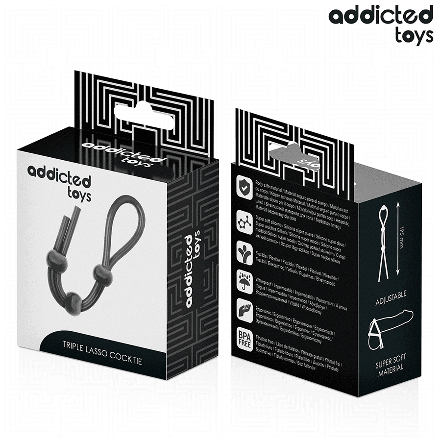 ADDICTED TOYS - SILICONE ROPE FOR THE TRIPLE LOOP PENIS thumb 7