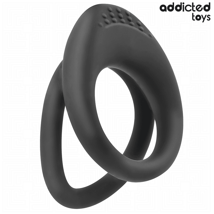 ADDICTED TOYS - DOUBLE TEXTURED PENIS RING thumb 5