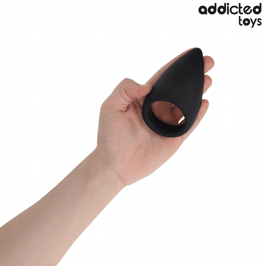 ADDICTED TOYS - TEAR SHAPED PENIS RING thumb 5