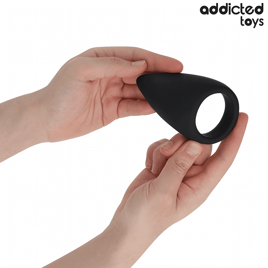 ADDICTED TOYS - TEAR SHAPED PENIS RING thumb 2