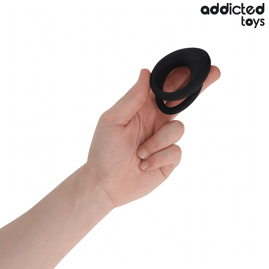 ADDICTED TOYS - DOUBLE TEXTURED PENIS RING thumb 2
