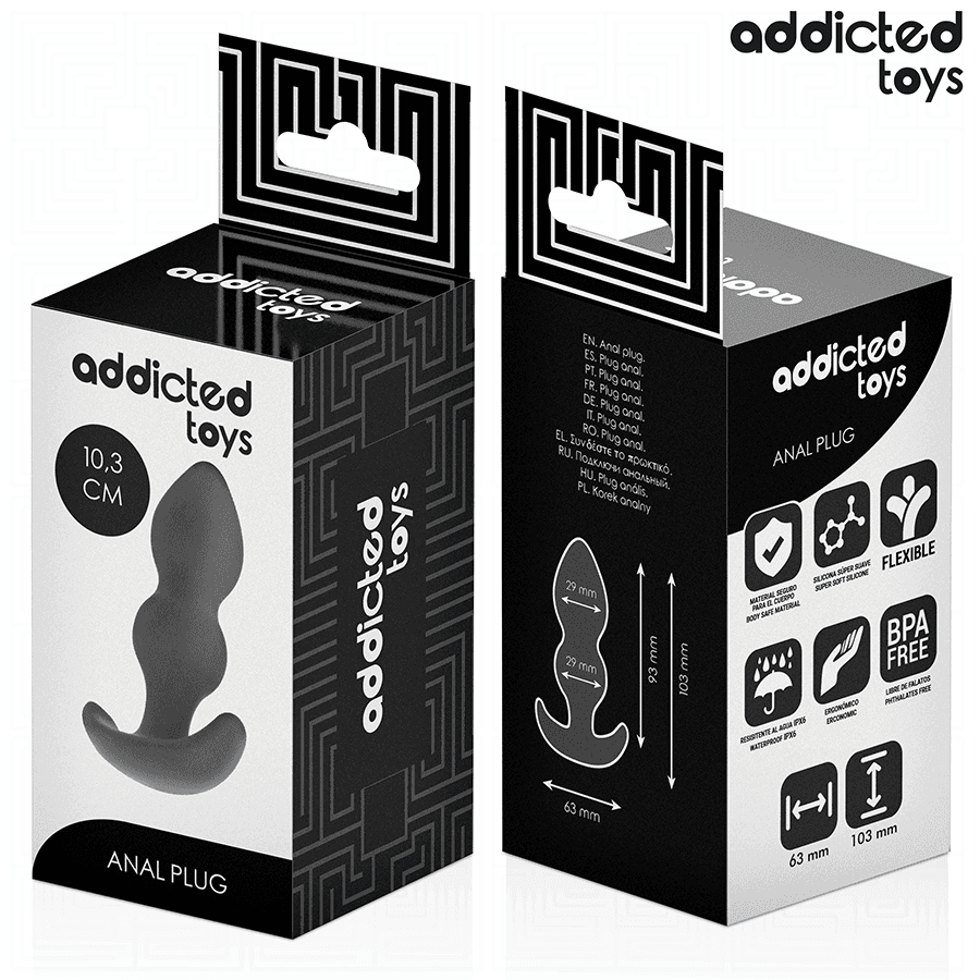 ADDICTED TOYS - ANAL PLUG SILICONE SIZE S 10.3 CM thumb 7