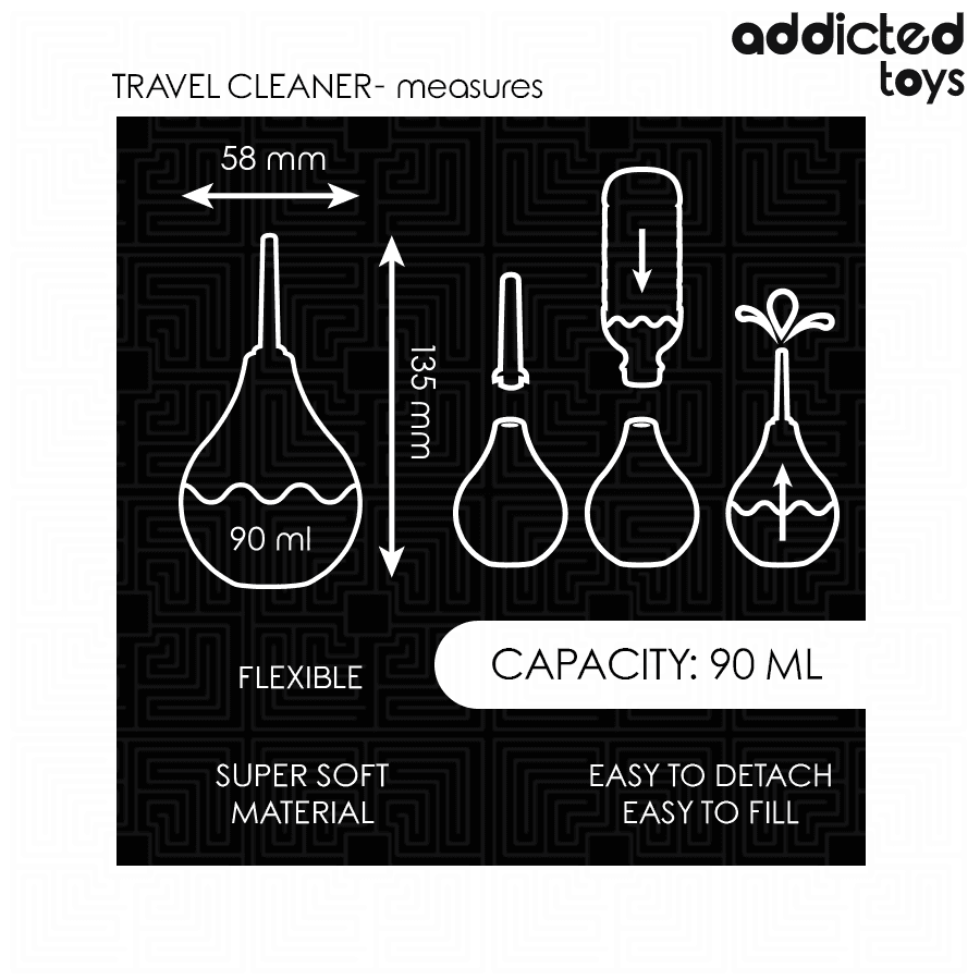 ADDICTED TOYS - TRAVEL ANAL CLEANER SIZE S 90 ML thumb 5