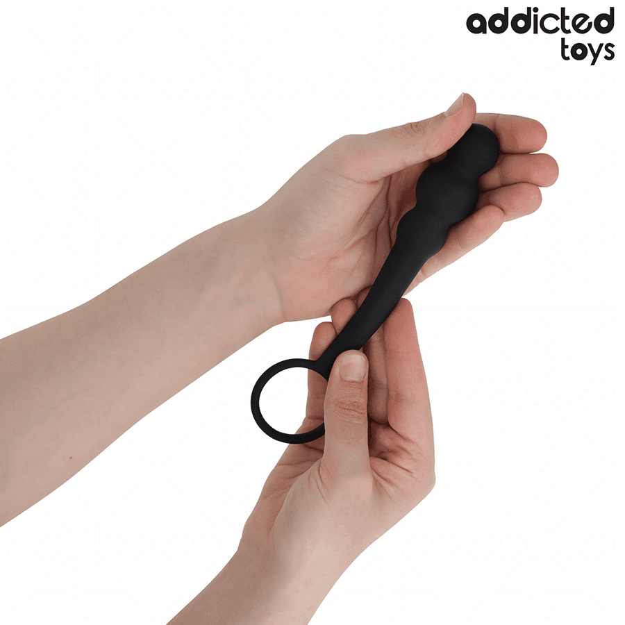 ADDICTED TOYS - ANAL PLUG WITH RING SILICONE MODEL 1 thumb 3