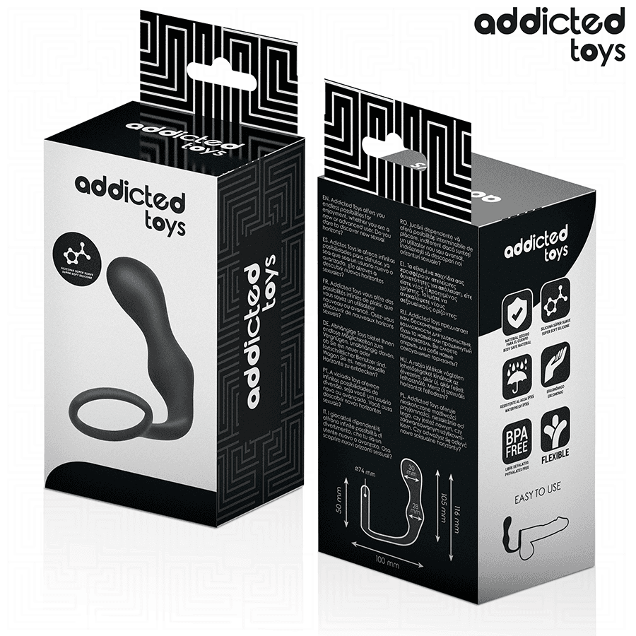 ADDICTED TOYS - ANAL PLUG WITH RING SILICONE MODEL 3 thumb 6