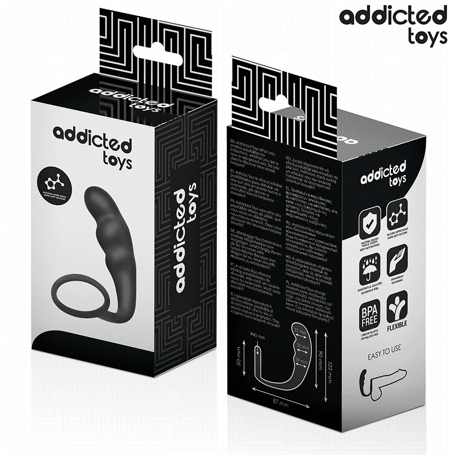 ADDICTED TOYS - ANAL PLUG WITH RING SILICONE MODEL 4 thumb 6