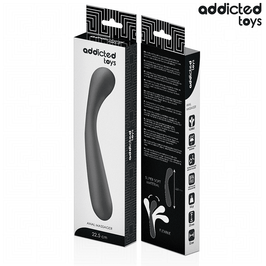 ADDICTED TOYS - DOUBLE ANAL MASSAGER SILICONE 22.5 CM thumb 6