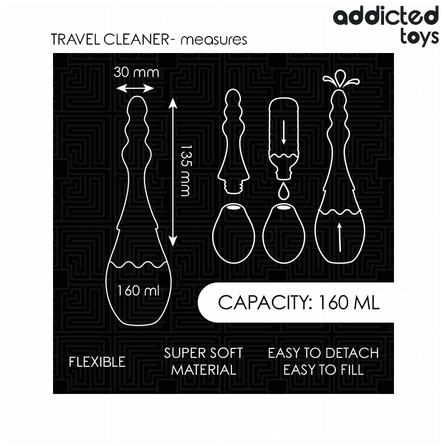 ADDICTED TOYS - TRAVEL CLEANER SILICONE MODEL 4 thumb 5