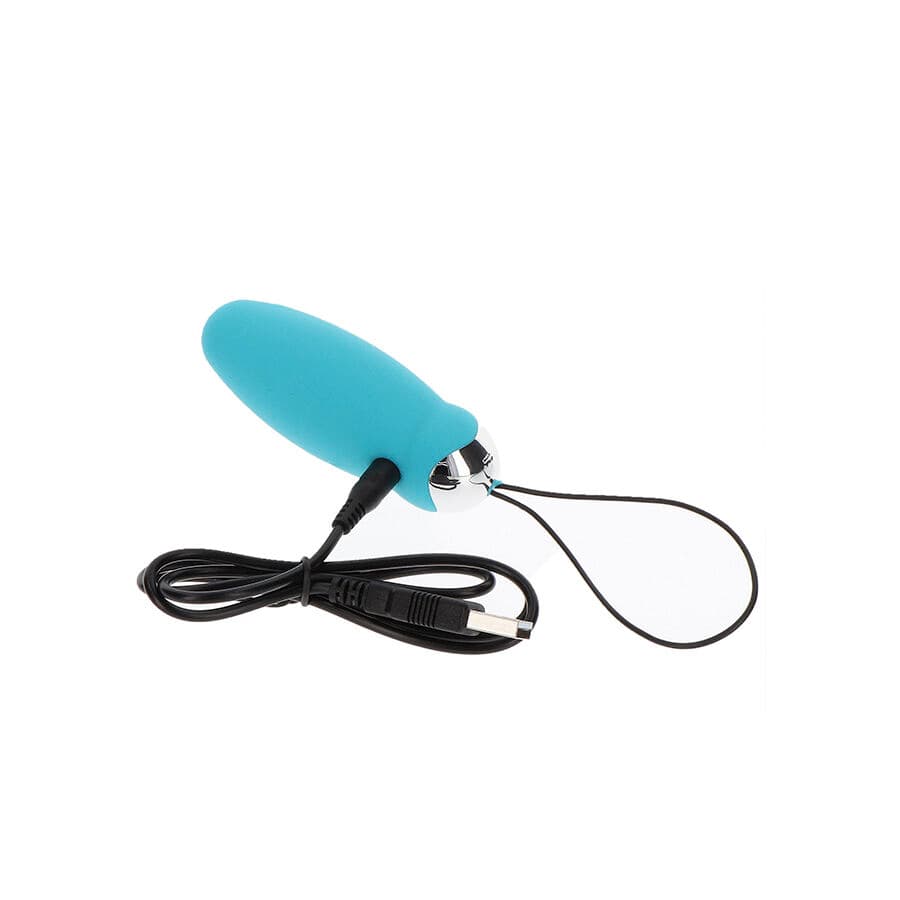 TOYJOY - HAPPINESS I'M SO EGGCITED REMOTE CONTROL VIBRATOR BLUE thumb 4