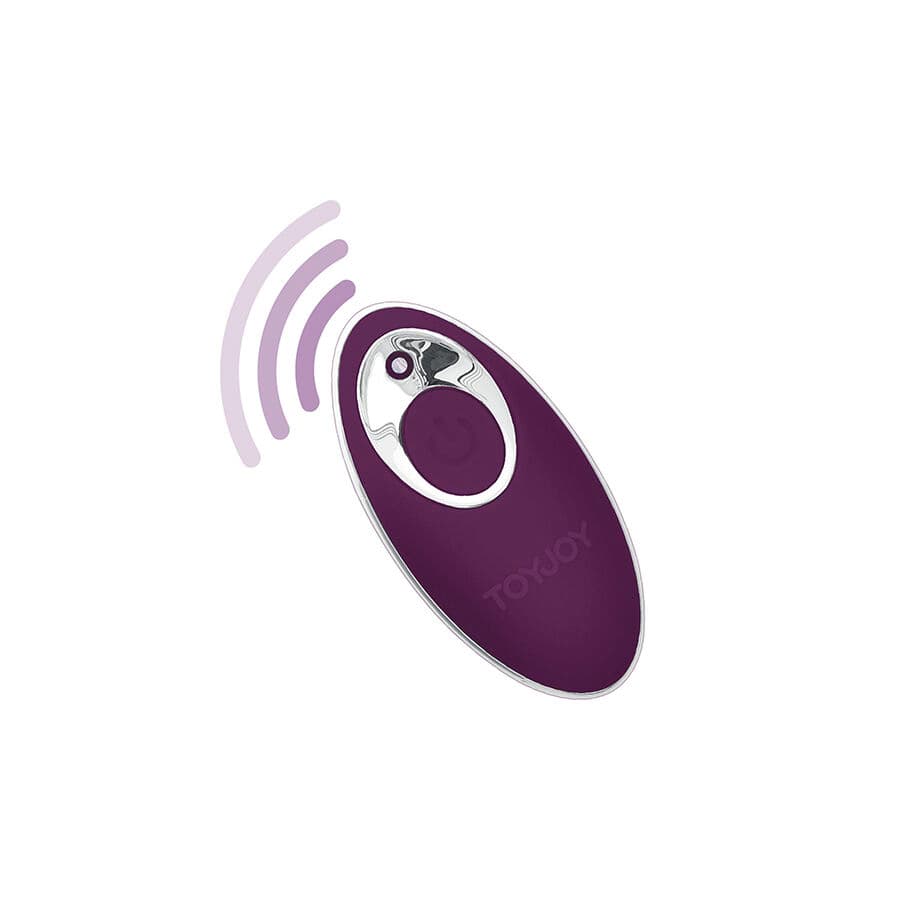 TOYJOY - HAPPINESS KNOCK KNOCK EGGSTAVAGANT VIBRATOR WITH REMOTE CONTROL PURPLE thumb 3