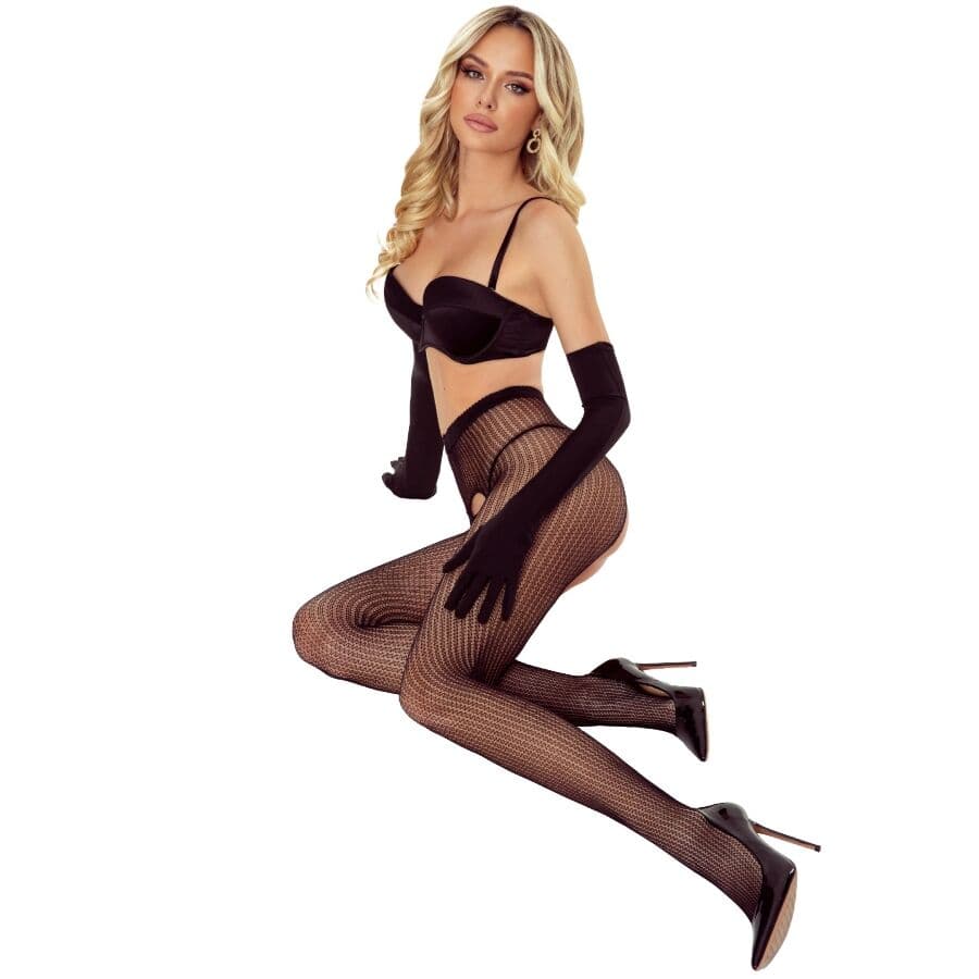 PASSION - TIOPEN 038 BLACK TIGHTS 3/4 thumb 3