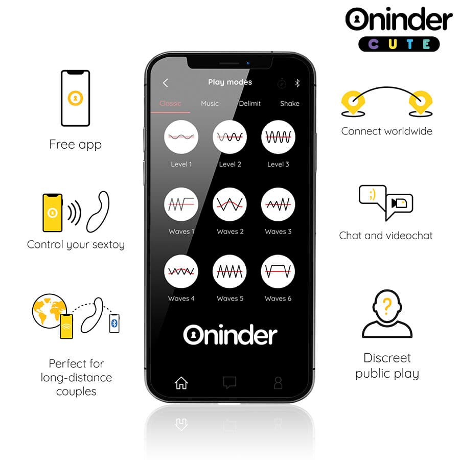 ONINDER CUTE - LOVE BUDDY MASTER G-SPOT VIBRATOR - FREE WORLDWIDE APP thumb 6