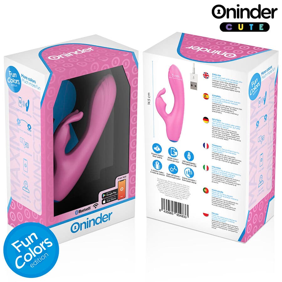 ONINDER CUTE - LOVE BUNNY VIBRATOR G-SPOT CLITORIS - FREE WORLDWIDE APP thumb 8
