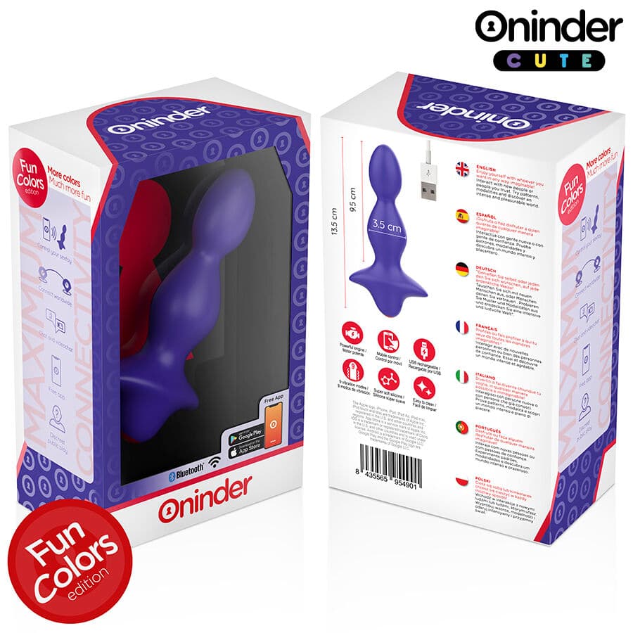 ONINDER CUTE - LOVE BUTT VIBRATING ANAL PLUG DILATOR - FREE WORLDWIDE APP thumb 8