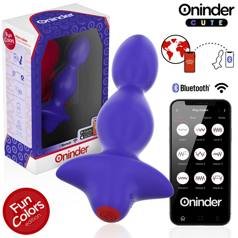 ONINDER CUTE - LOVE BUTT VIBRATING ANAL PLUG DILATOR - FREE WORLDWIDE APP thumb 2